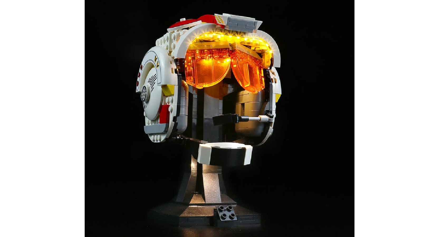 Brick Shine 75327 Light Kit for Light kit for LEGO Star Wars Luke Skywalker Red Five Helmet 
