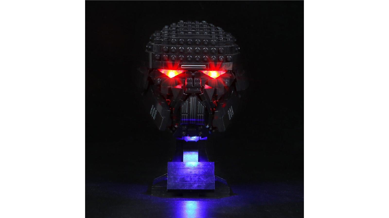 Brick Shine 75343 GC Light kit for LEGO Star Wars Dark Trooper Helmet 