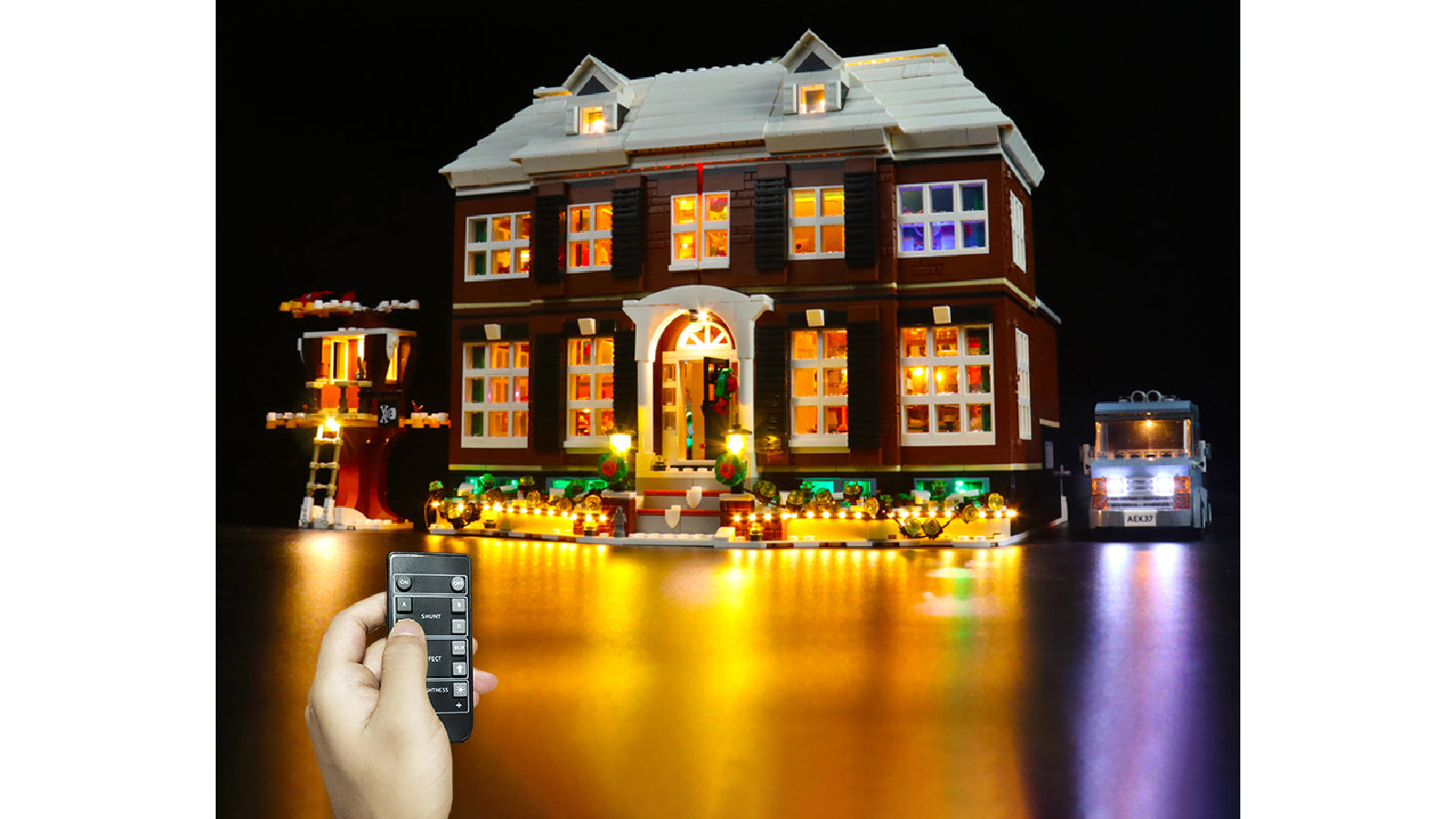 Brick Shine 21330 Remoted Version Light Kit for LEGO Home Alone