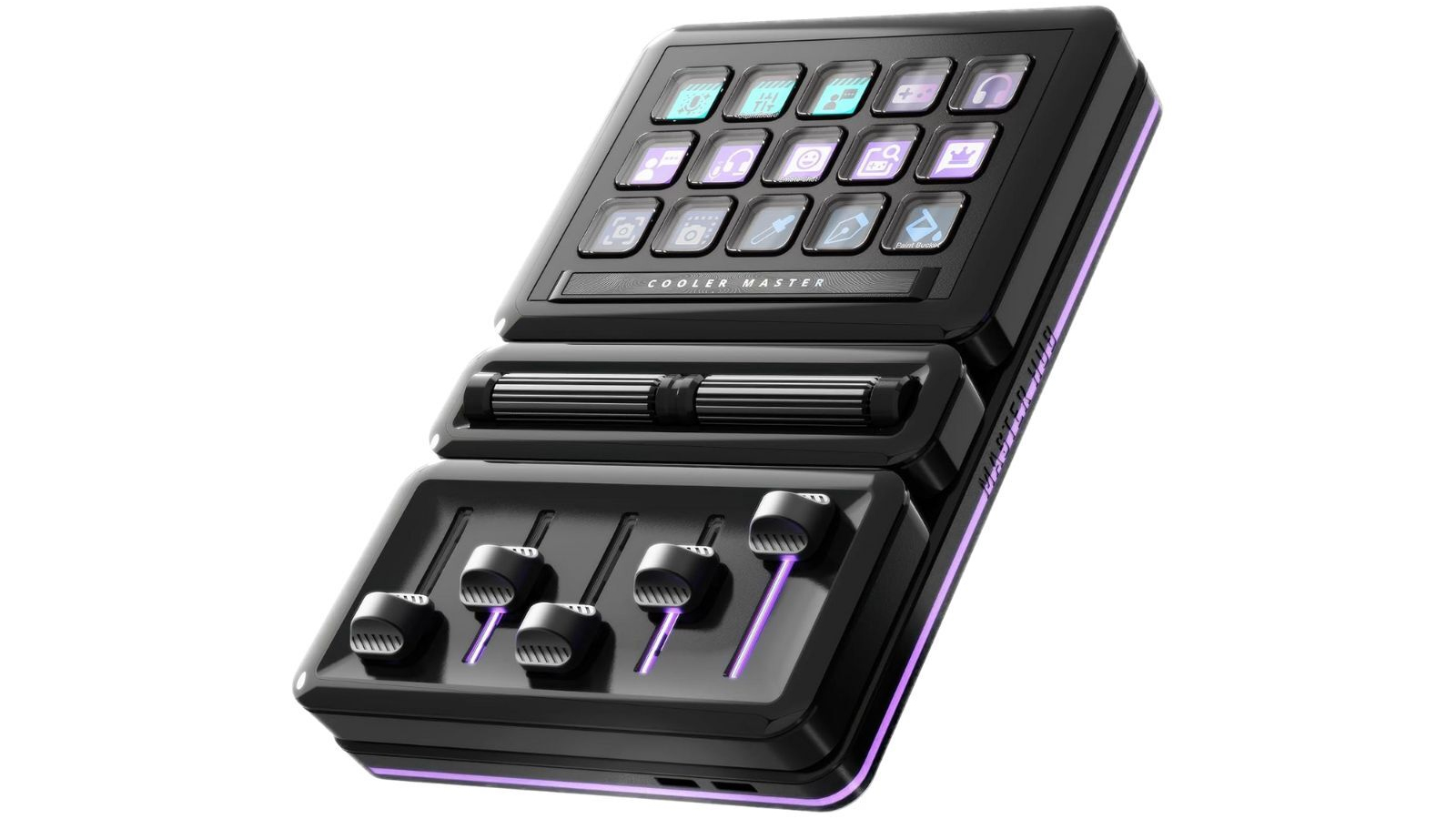 Cooler Master MasterHUB Creator Kit with Modular Base IPS Keys Fader and Roller Modules