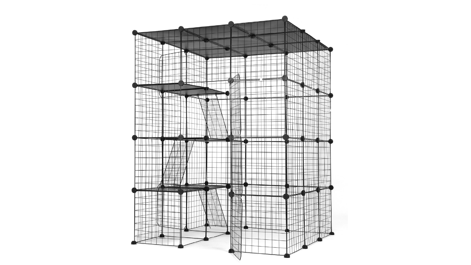 CrazySales 4 Tier Cat Enclosure Cage Pet House 