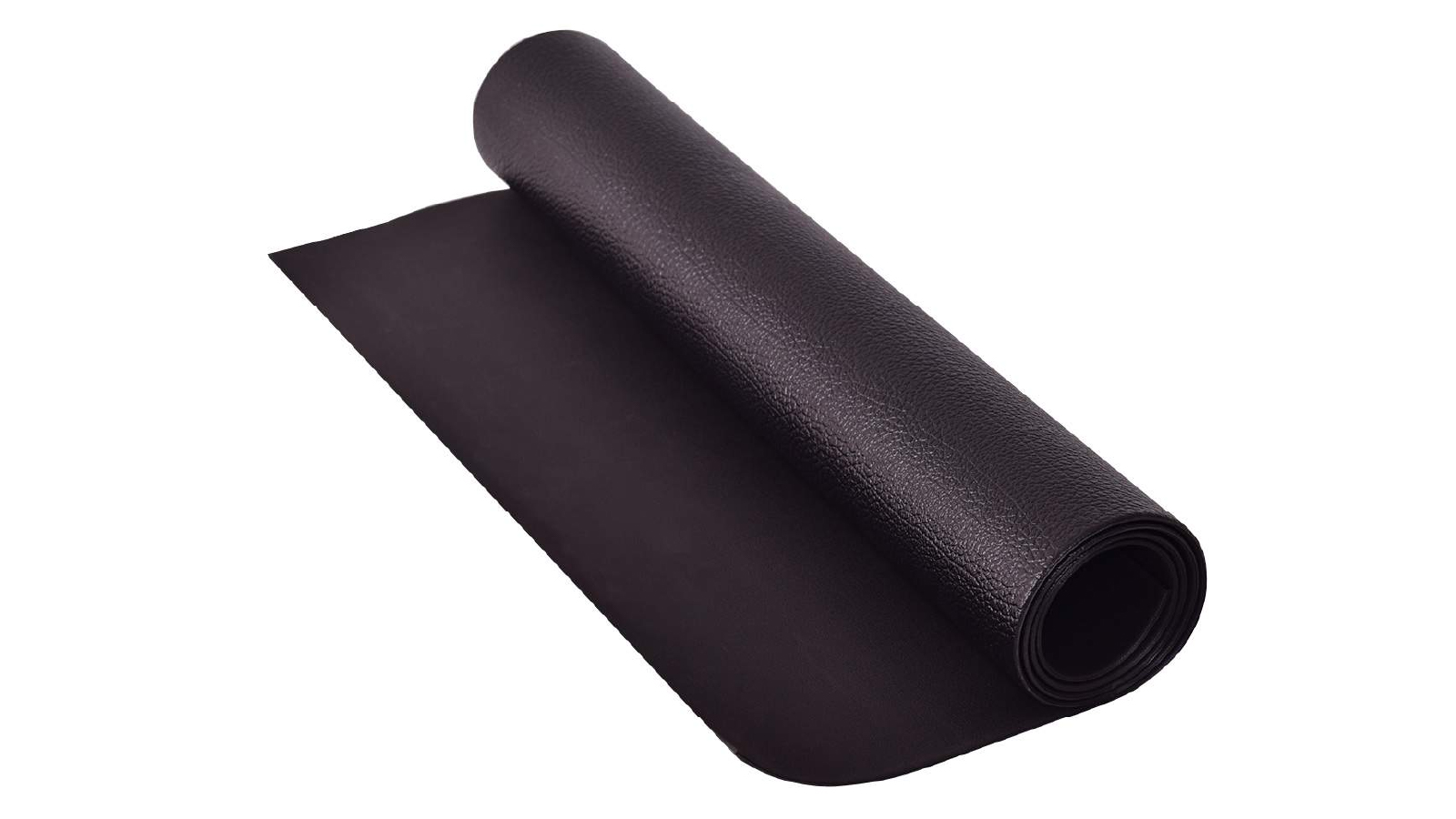 Costway 150 x 65cm Exercise Equipment Mat High Density PVC Fitness Treadmill Mat for Hardwood Floors and Carpets Protection