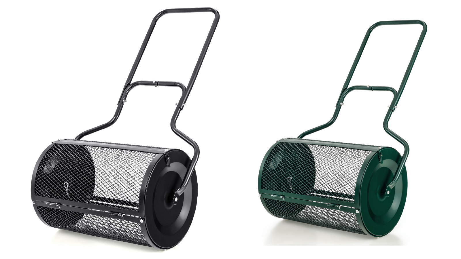 Costway U-Shaped Handle Spreader Fertilizer Seed Garden Lawn