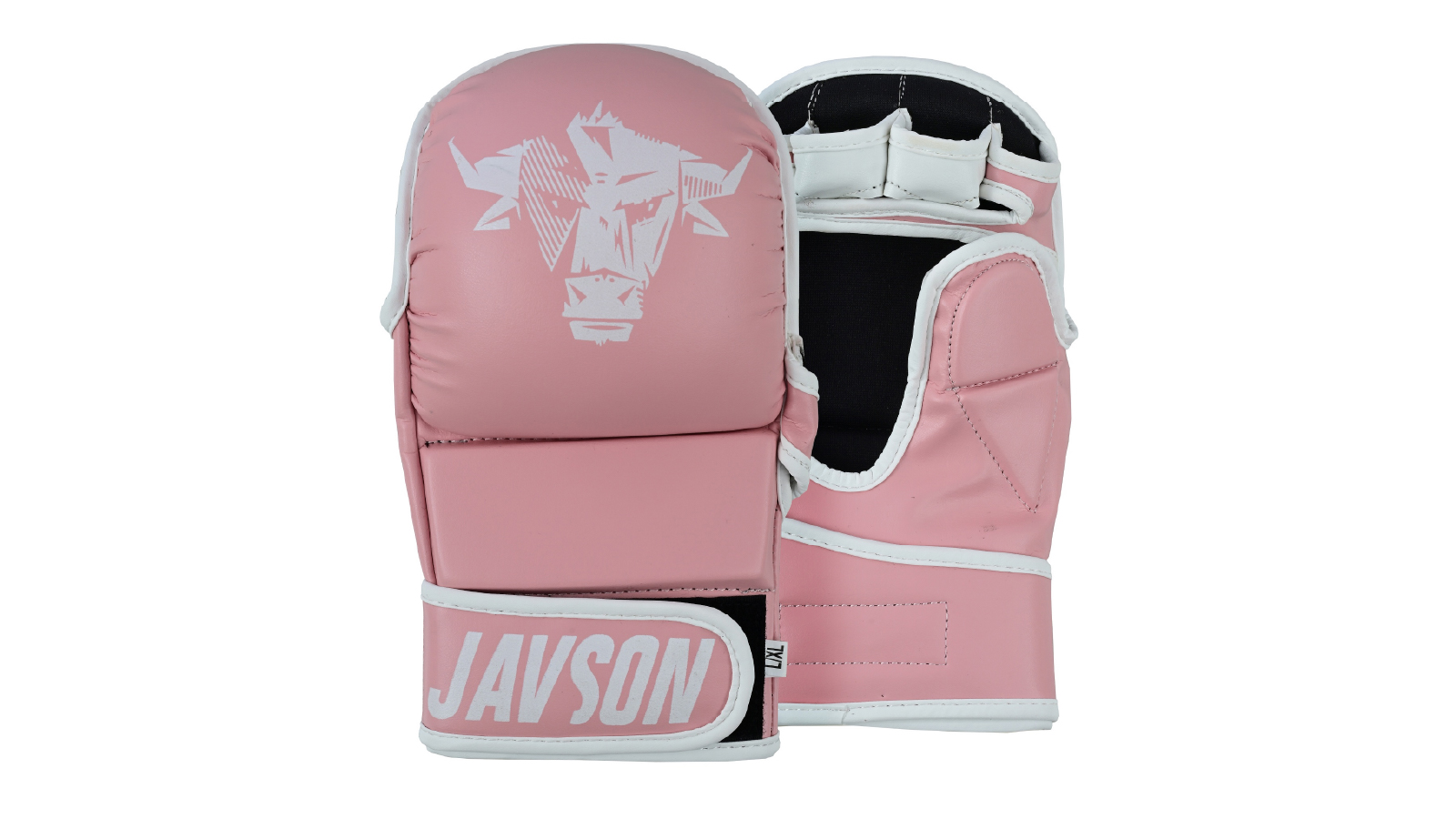 Javson Pink / White MMA Shooter Gloves 