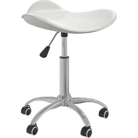 vidaXL Faux Leather Office Chair - White