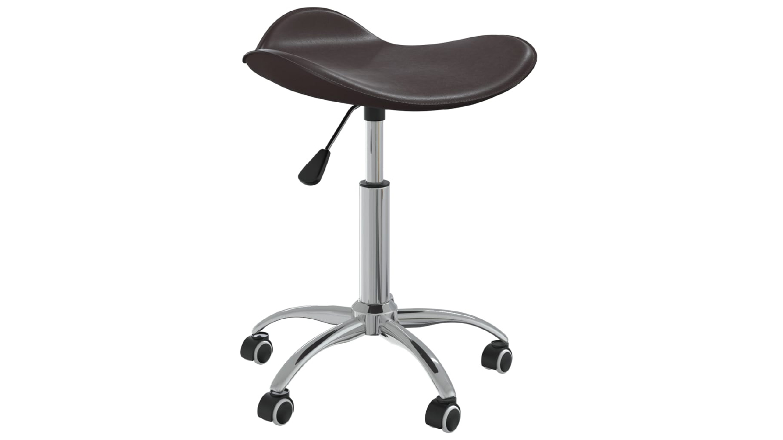 vidaXL Office Chair Faux Leather Brown