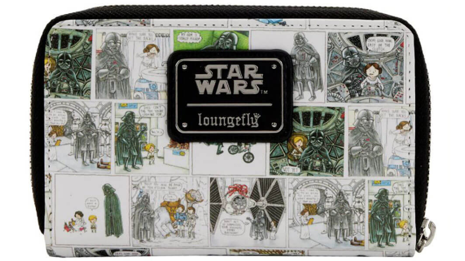 Latestbuy Star Wars Darth Vader Comic Strip Zip Purse