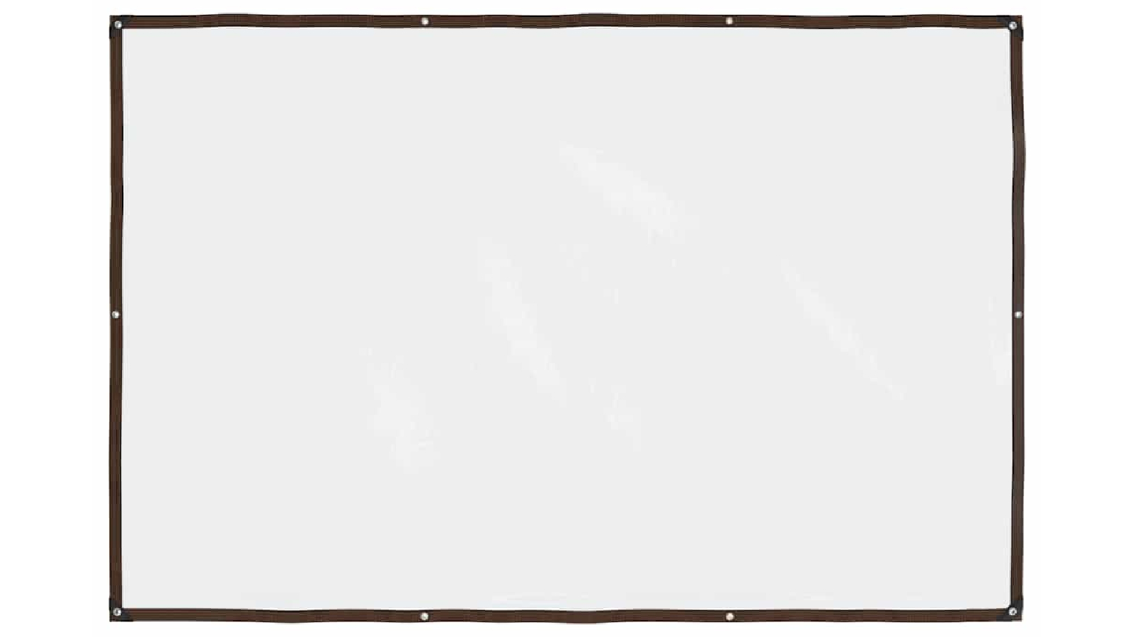 VidaXL 2 x 3m Polyethylene Tarpaulin with Eyelets - Clear
