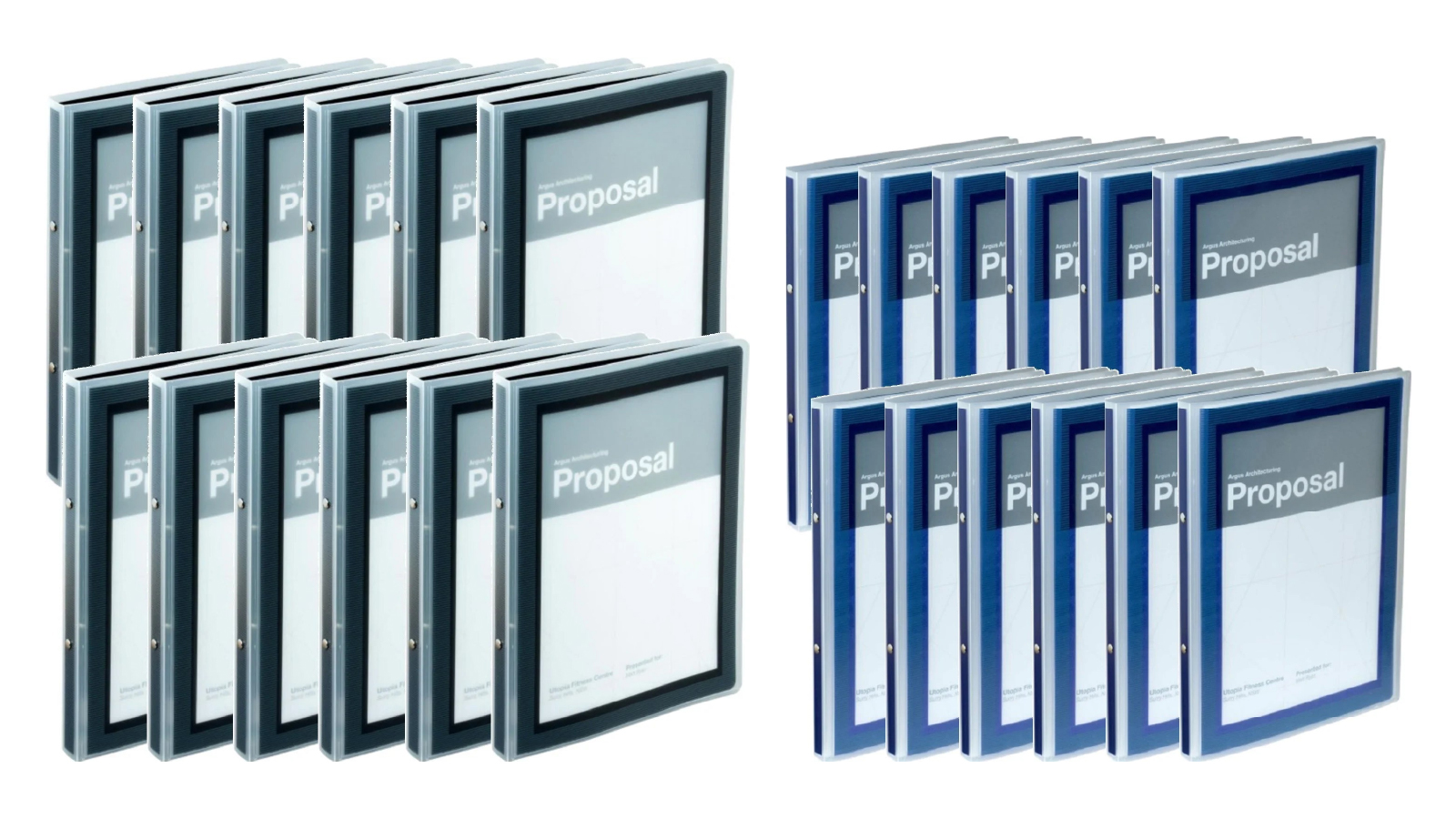 Avery 12 Pack 2 Ring 12.7mm A4 Flexi View Binder Folder