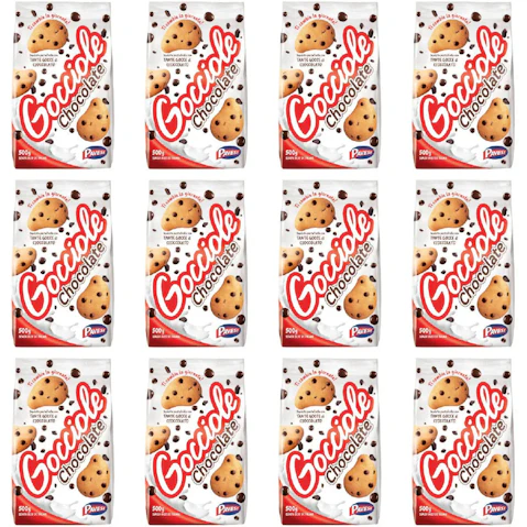 Mulino Bianco 12 Pack Bulk 500g Gocciole Biscuits