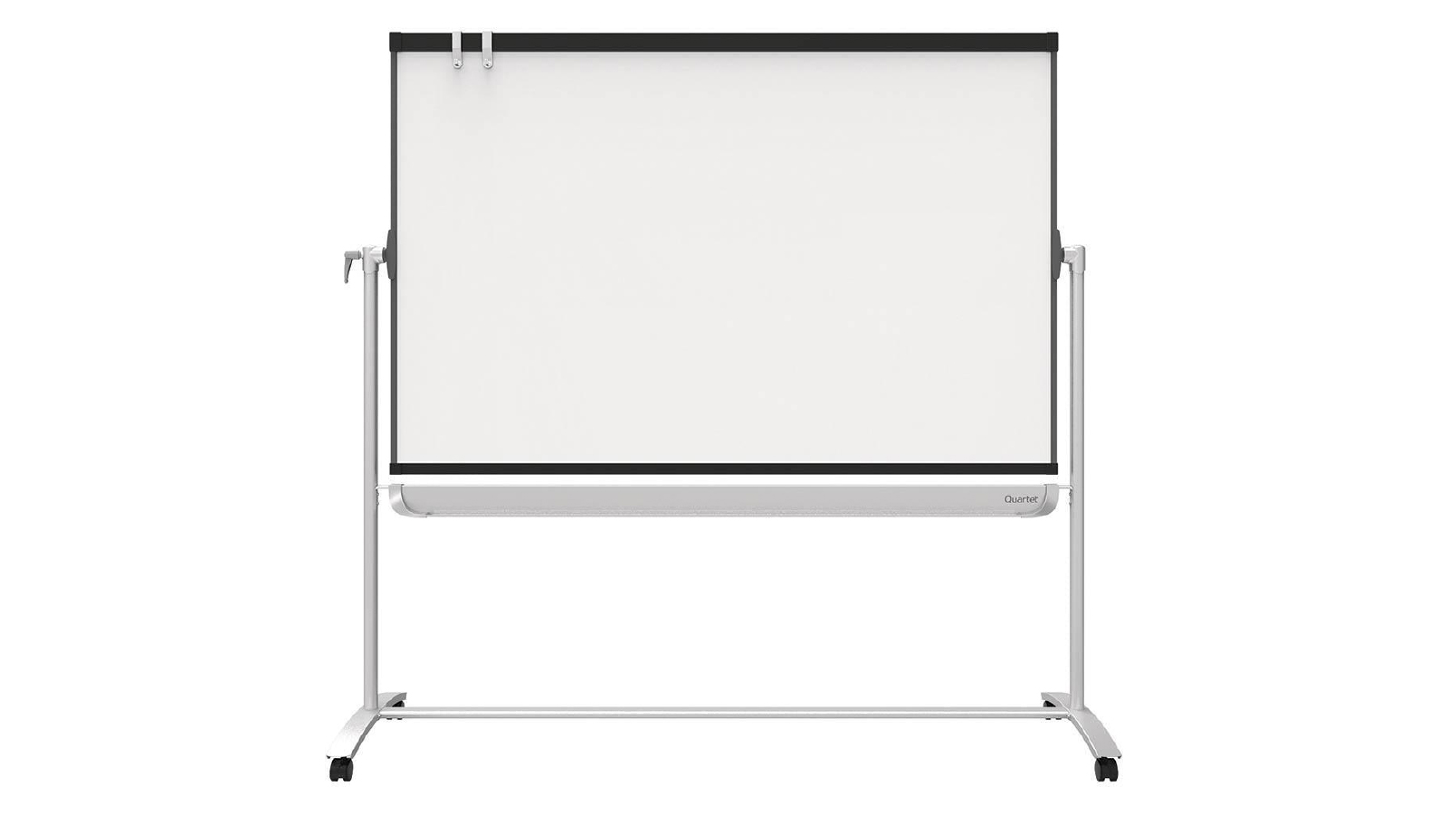 Quartet 120 x 90cm Prestige 2 Porcelain Mobile Whiteboard on Wheels 