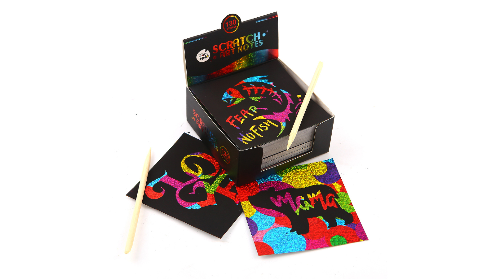 Jarmelo Scratch Glittery Notes | Harvey Norman
