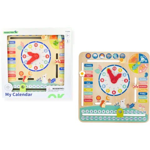 Tooky Toy My Forest Friends Calendar With Adjustable Tabs