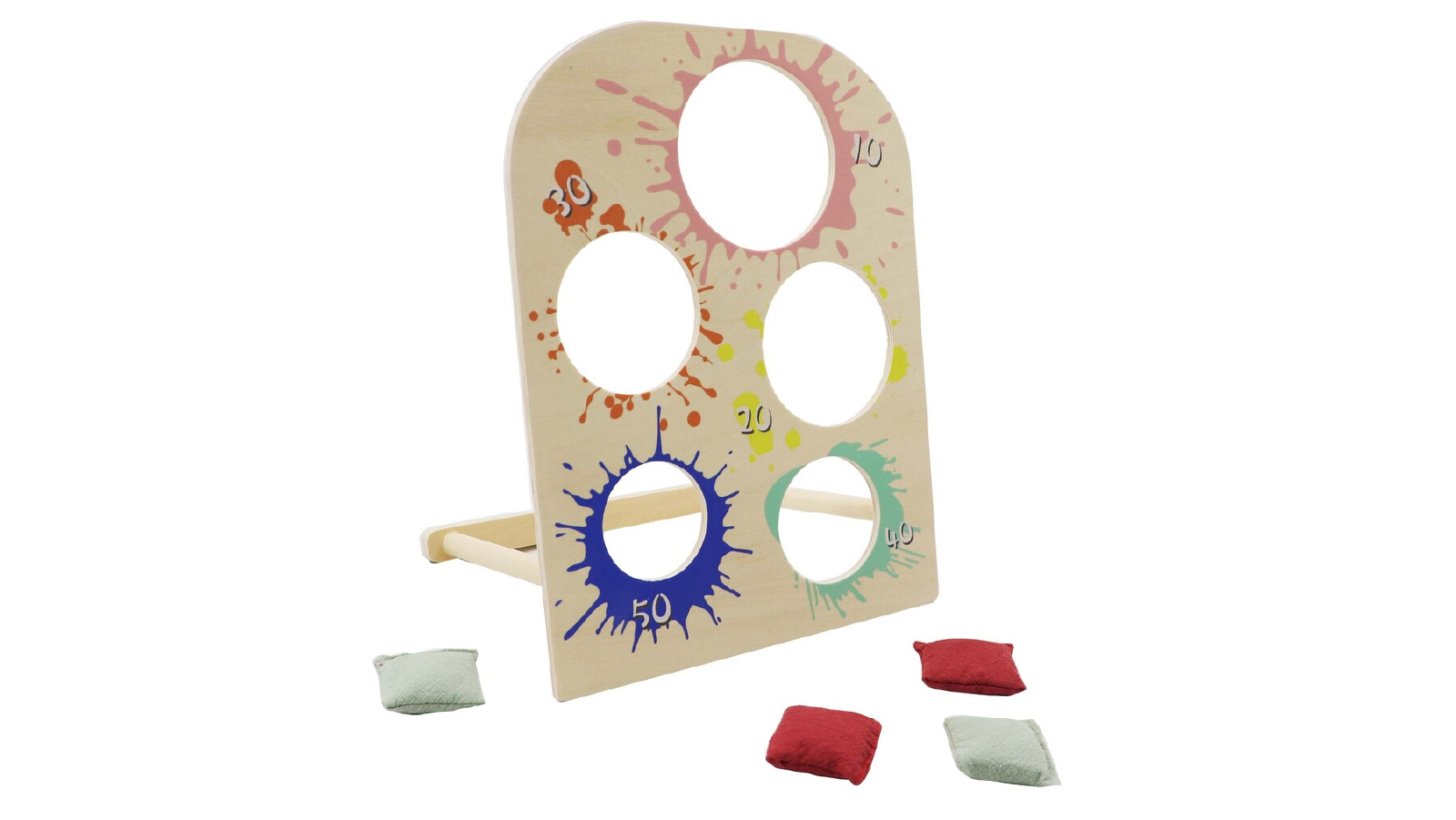 Kaper Kidz Wooden Sandbag Toss Cornhole Outdoor Game