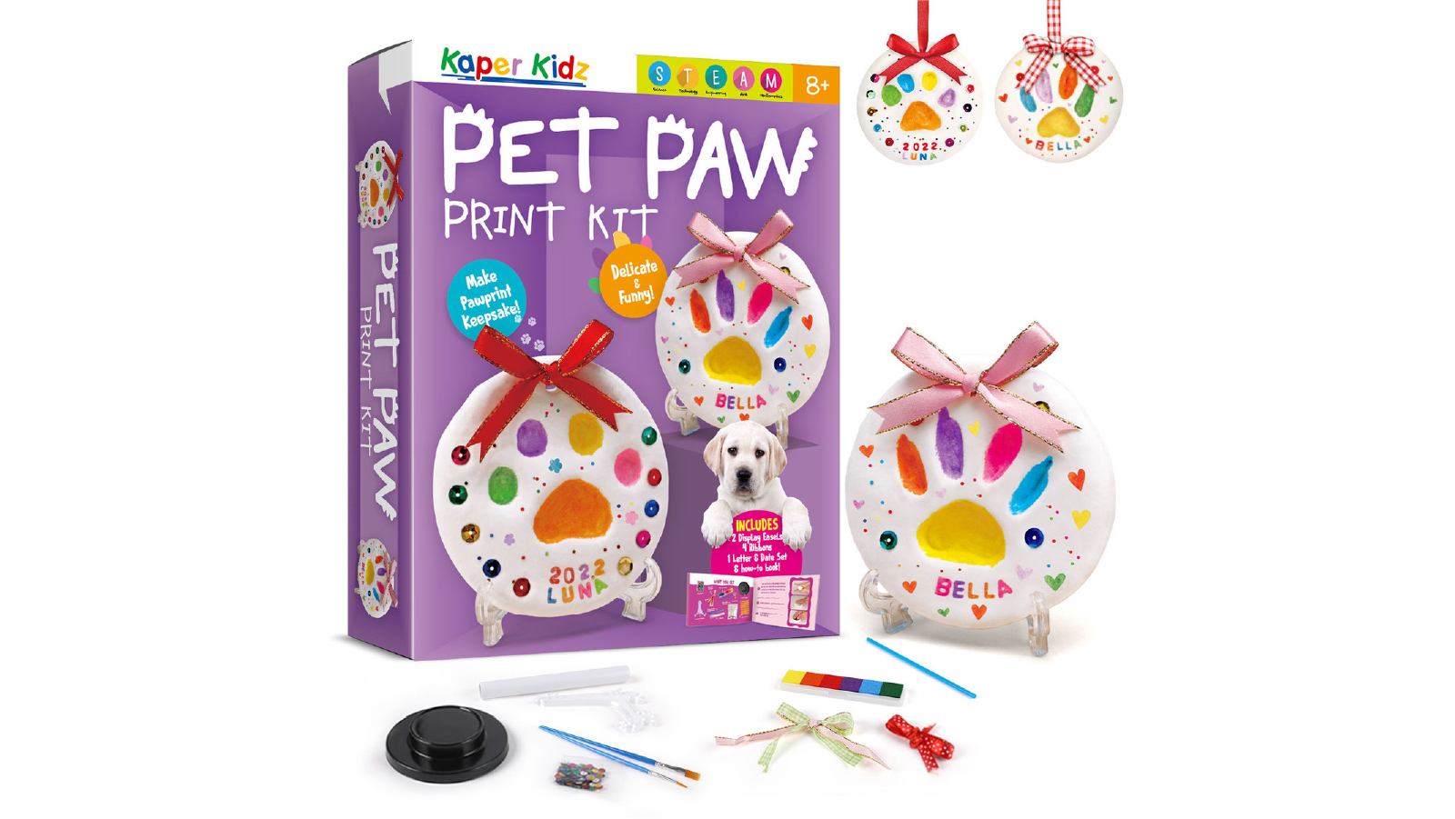 Kaper Kidz Pet Paw Print Craft Kit
