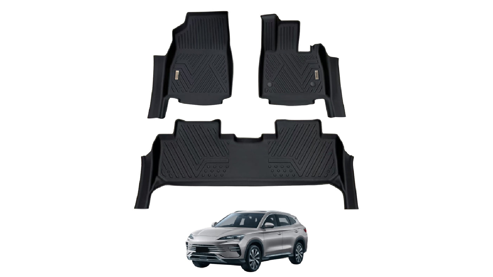 AUSGO 5D Car Floor Mats for BYD Sealion 6 2024 to Onwards