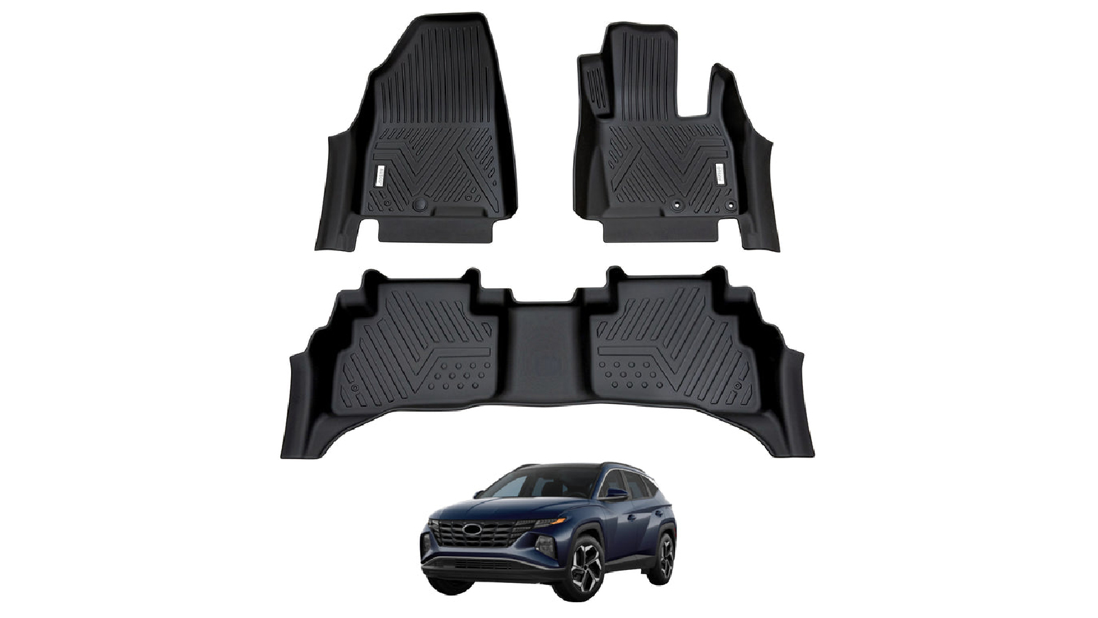 AUSGO 5D Car Floor Mats for Hyundai Tucson Hybrid 2021 to Onwards