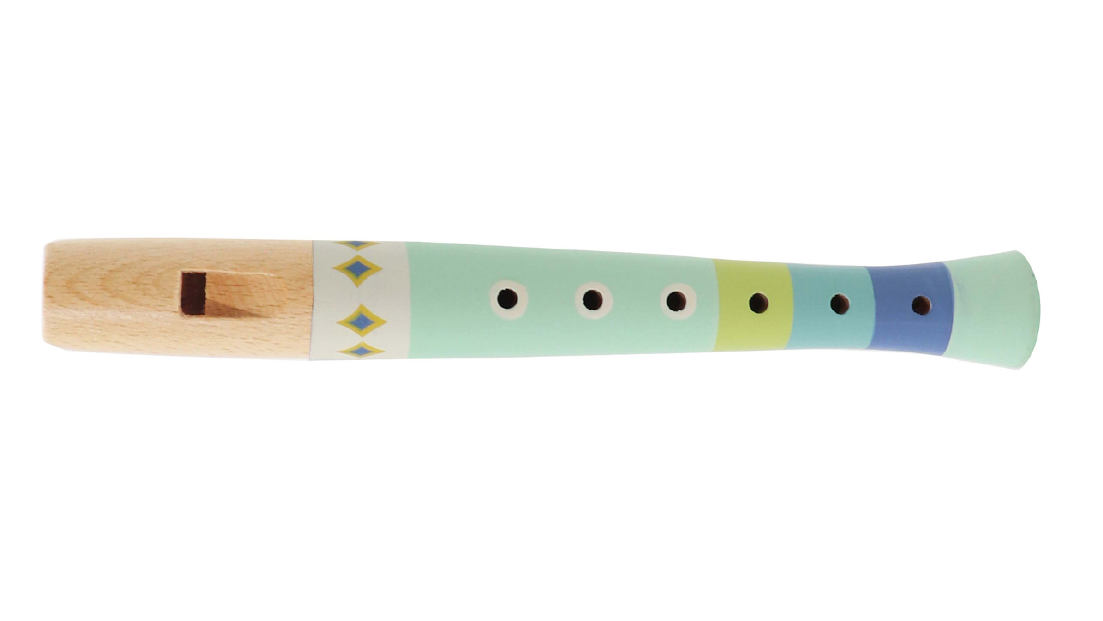Kaper Kidz Pattern Play Wooden Recorder Piccolo - Green