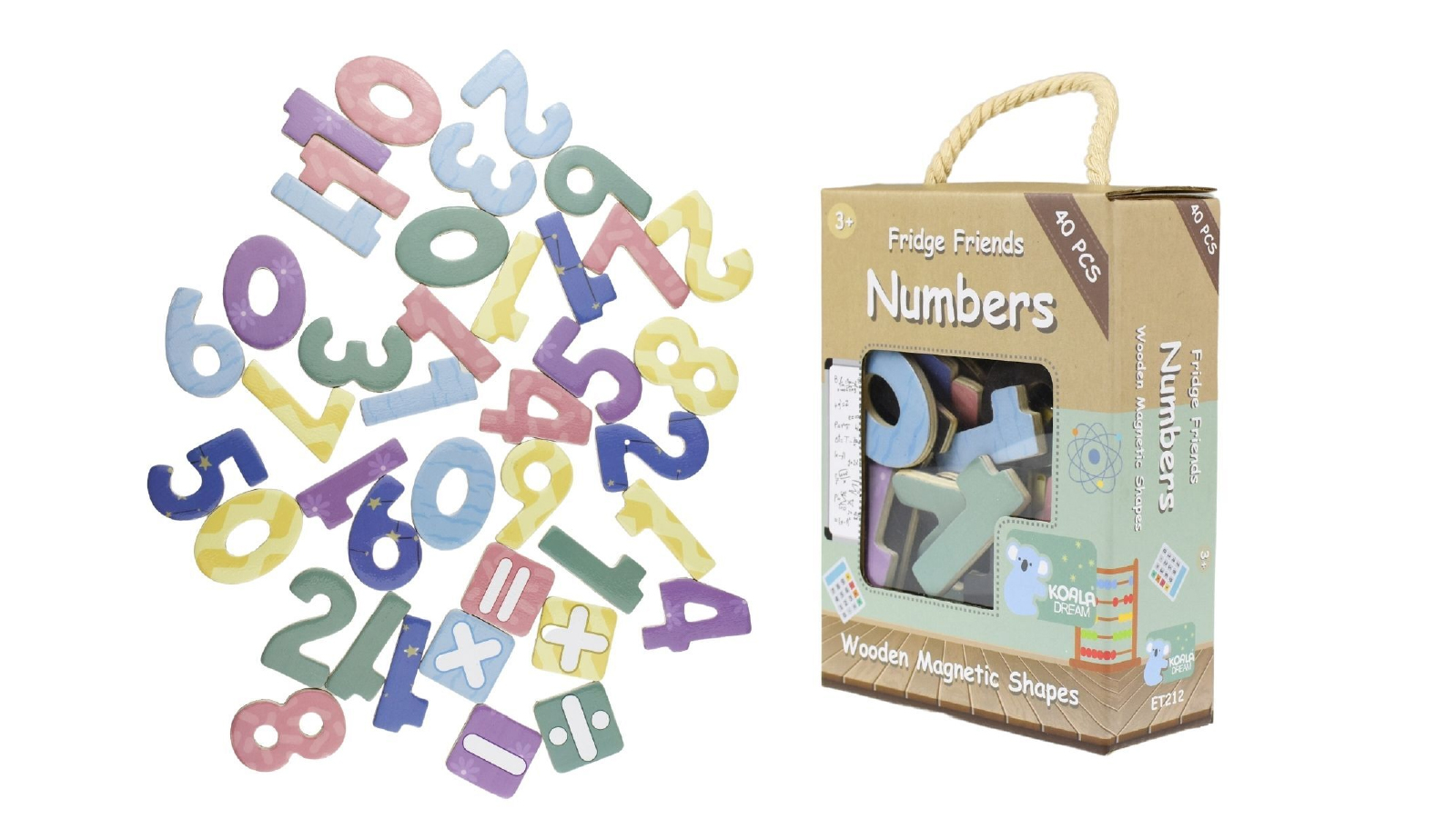Koala Dream	40 Piece Fridge Friends Magnetic Numbers 