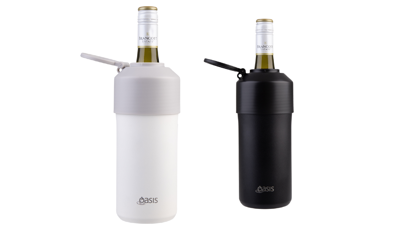 Oasis Stainless Steel Double Wall Insulated Adjustable Wine Cooler 