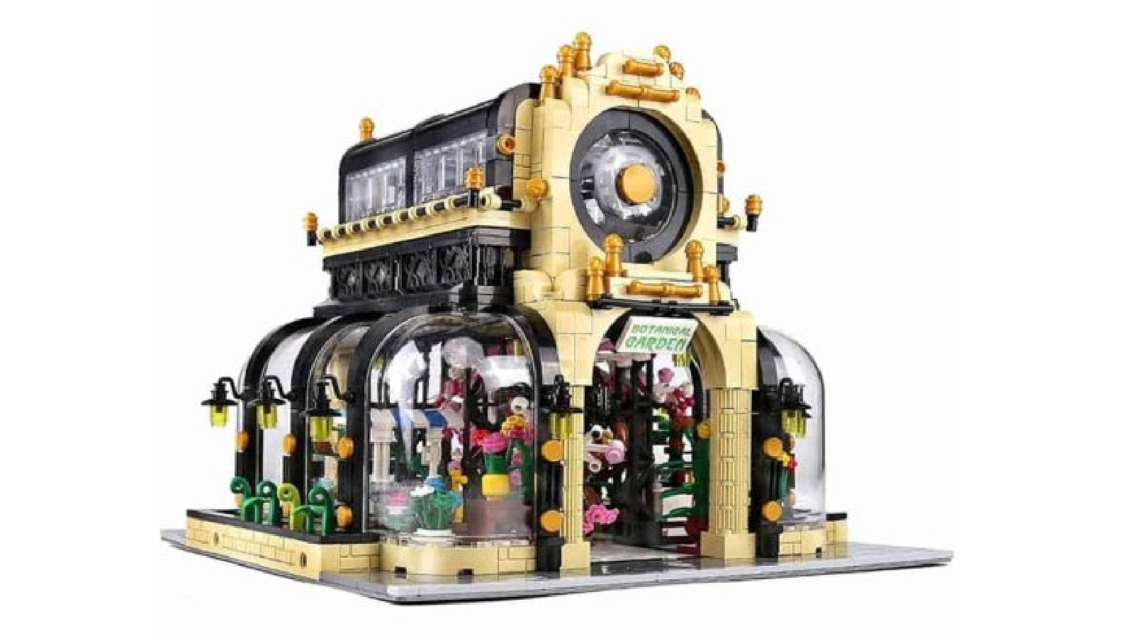 Mould King 16019 Botanical Garden Nova Town Building Blocks Toy Set - 2147 Pieces