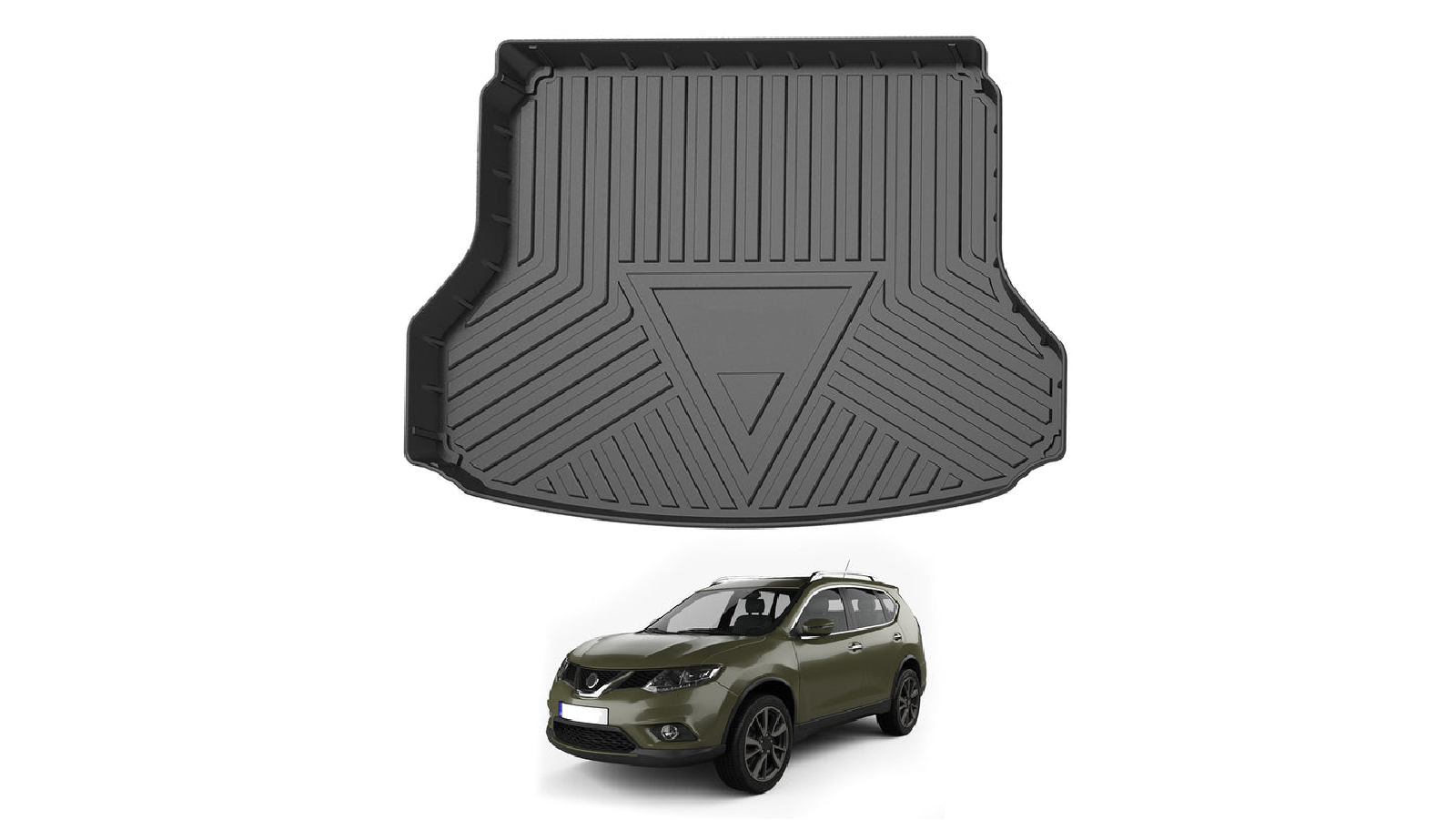 AUSGO Boot Liner Cargo Mat for Nissan X-Trail Xtrail T32 2014-2022