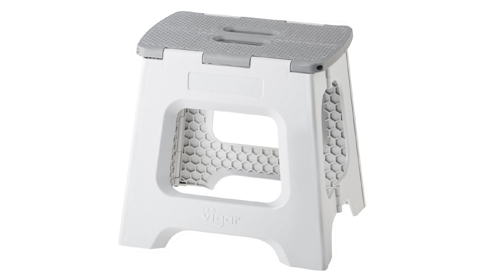 Vigar 27cm Folding Stool - Grey 