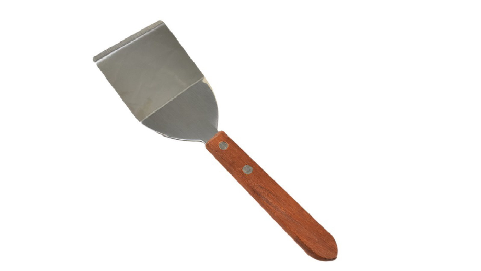 Appetito 3 Set of Stainless Steel Cookie and Brownie Spatula with Wood Handle