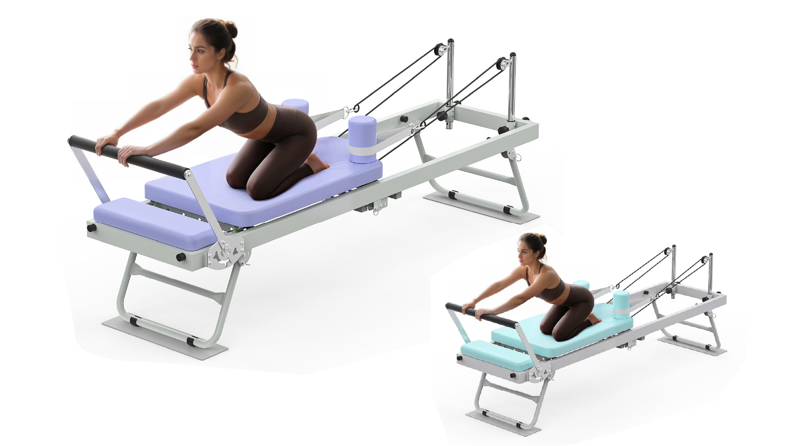 Advwin 120kg Capacity Foldable Pilates Exercise Equipment for Home Gym