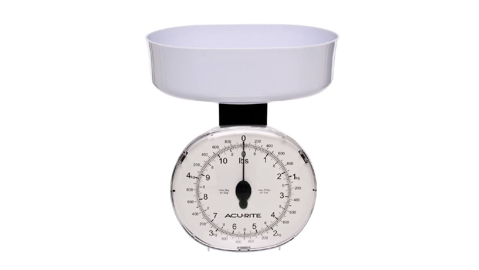 Acurite 5kg Mechanical Kitchen Scale - White