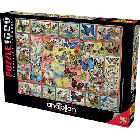 Latestbuy 1000 Piece of Anatolian Lots Of Butterflies Jigsaw Puzzle