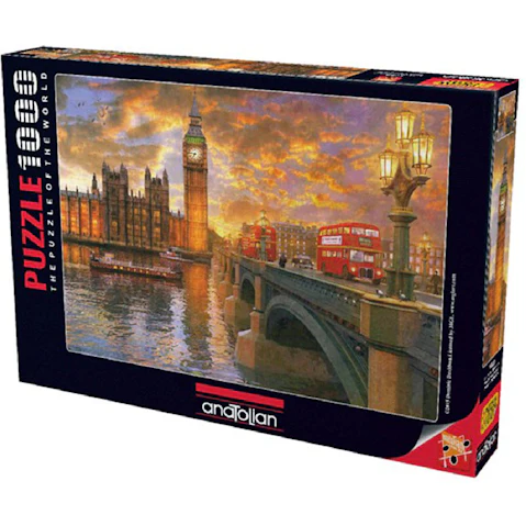 Latestbuy 1000 Piece of Anatolian Westminster Sunset Jigsaw Puzzle
