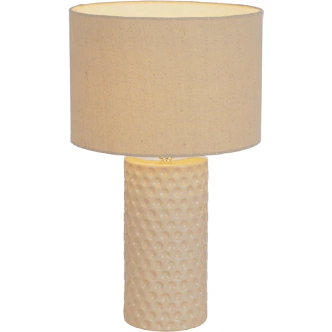 Pretty & Practical Vicenza Ceramic Table Lamp with Timeless Design for Bedroom or Lounge