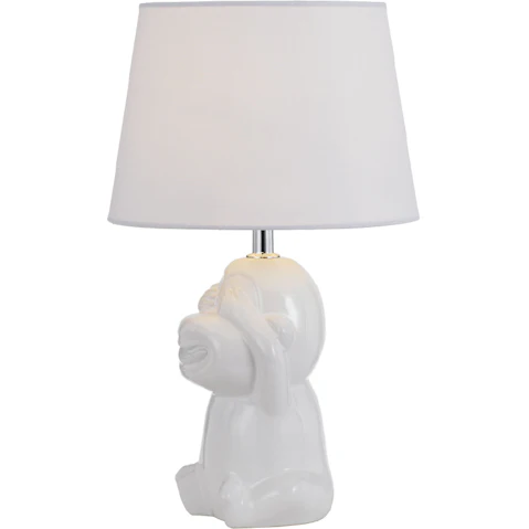 Pretty & Practical Krakow Ceramic Table Lamp with Clean Lines for Modern Decor