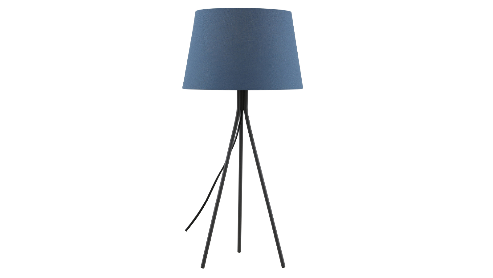 Pretty & Practical Brindisi Blue and Dark Grey Accent Lamp for Stylish Living Room Lighting