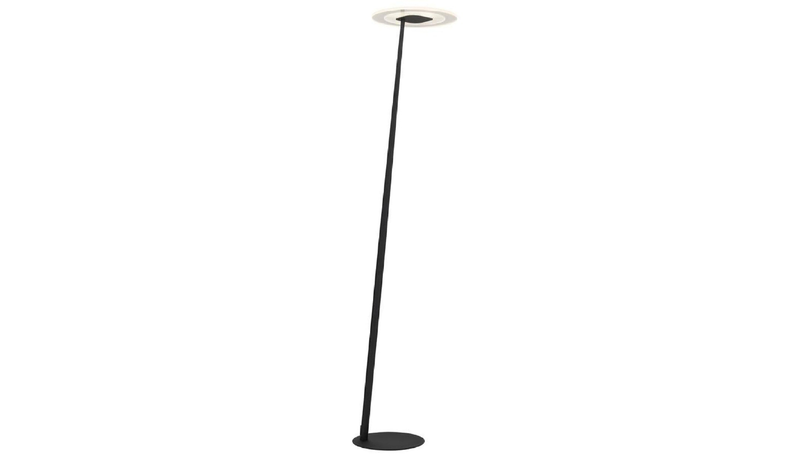 Pretty & Practical Lumowood Black Sand LED Floor Lamp with 3CCT Dimmable Lighting for Modernity