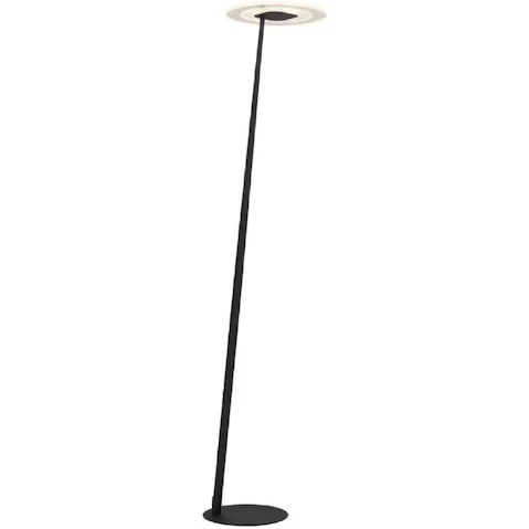 Pretty & Practical Lumowood Black Sand LED Floor Lamp with 3CCT Dimmable Lighting for Modernity
