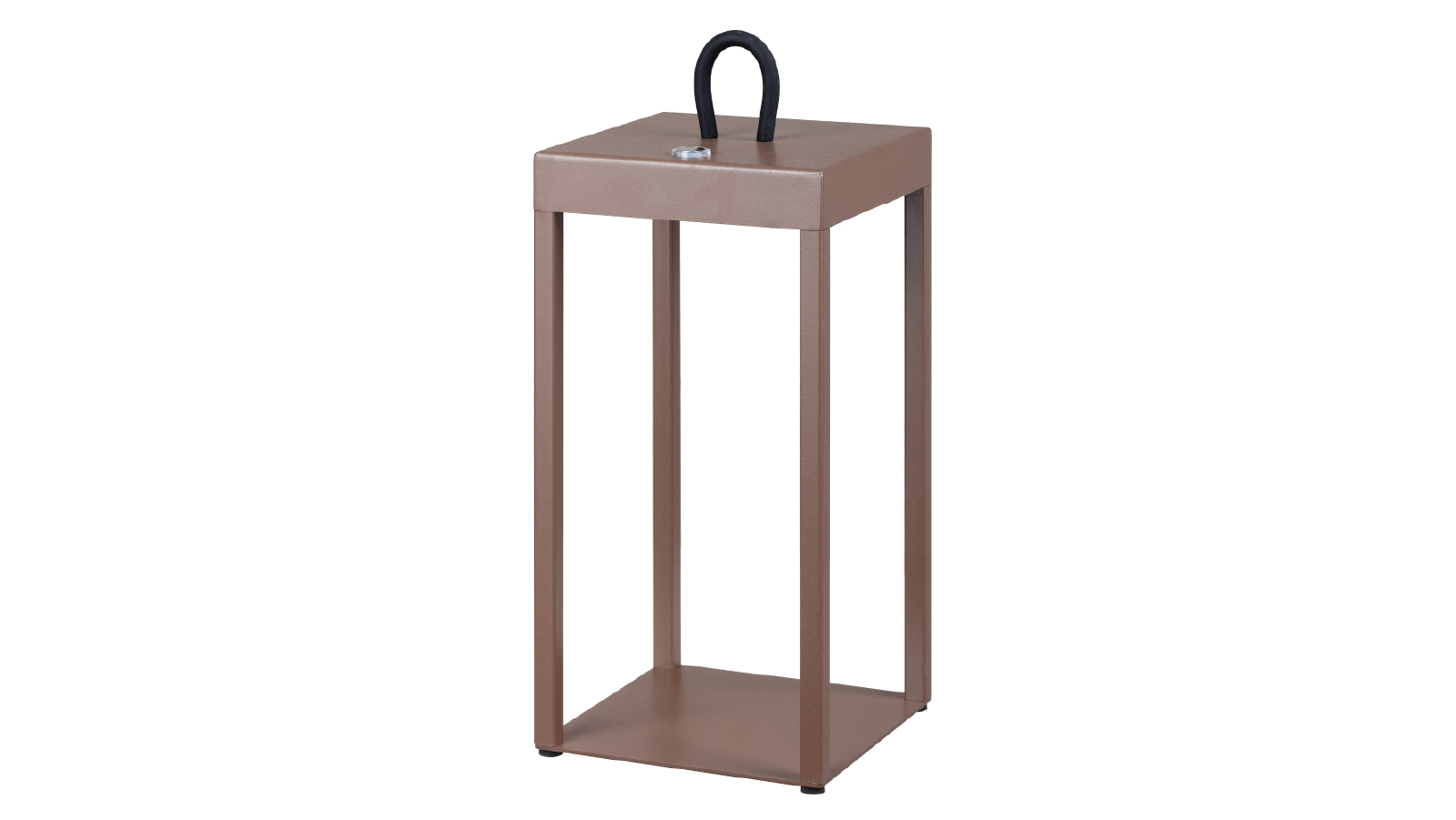 Pretty & Practical Altoline Brown Rechargeable Table Lamp with LED Warm Light and USB Port