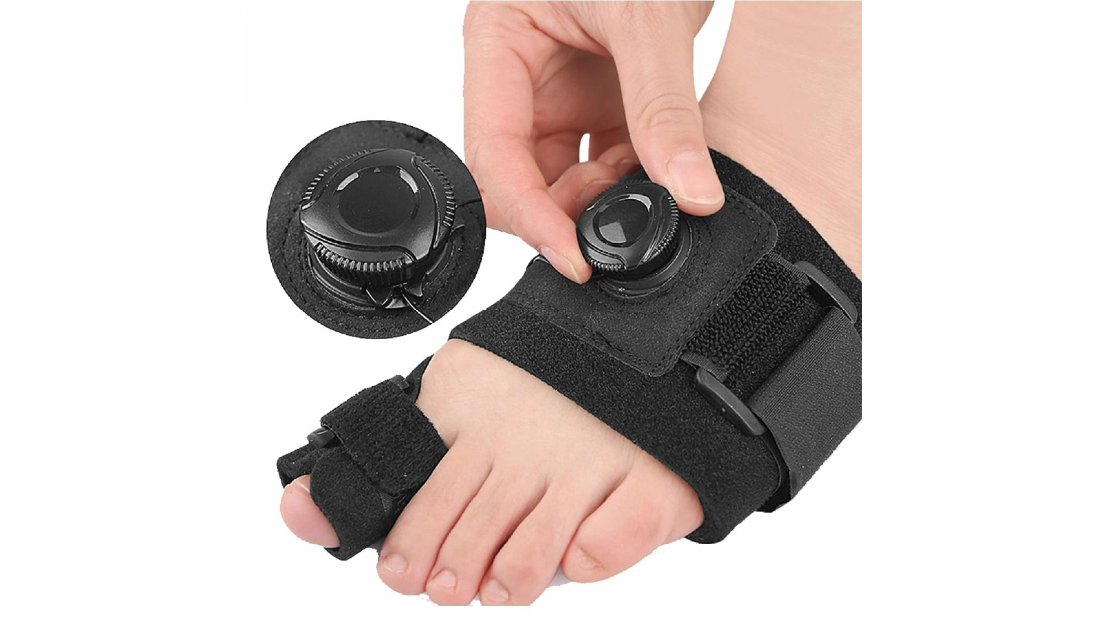 My Feet Hallux Valgus Bunion Wrap with Dial One Size - Right Side