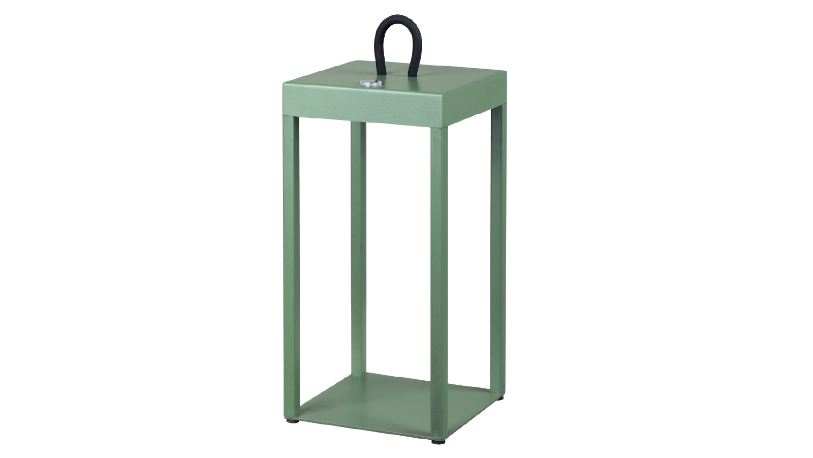 Pretty & Practical Cantoform Green Rechargeable Table Lamp, Portable LED with USB Charging