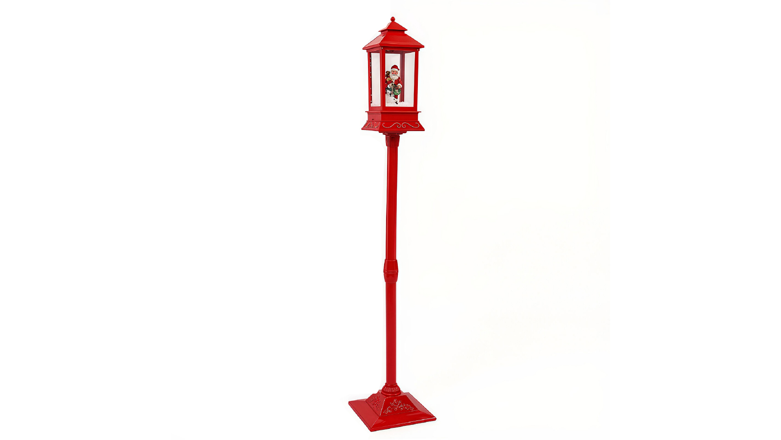 Festiva 148cmChristmas Lamp Post - Red