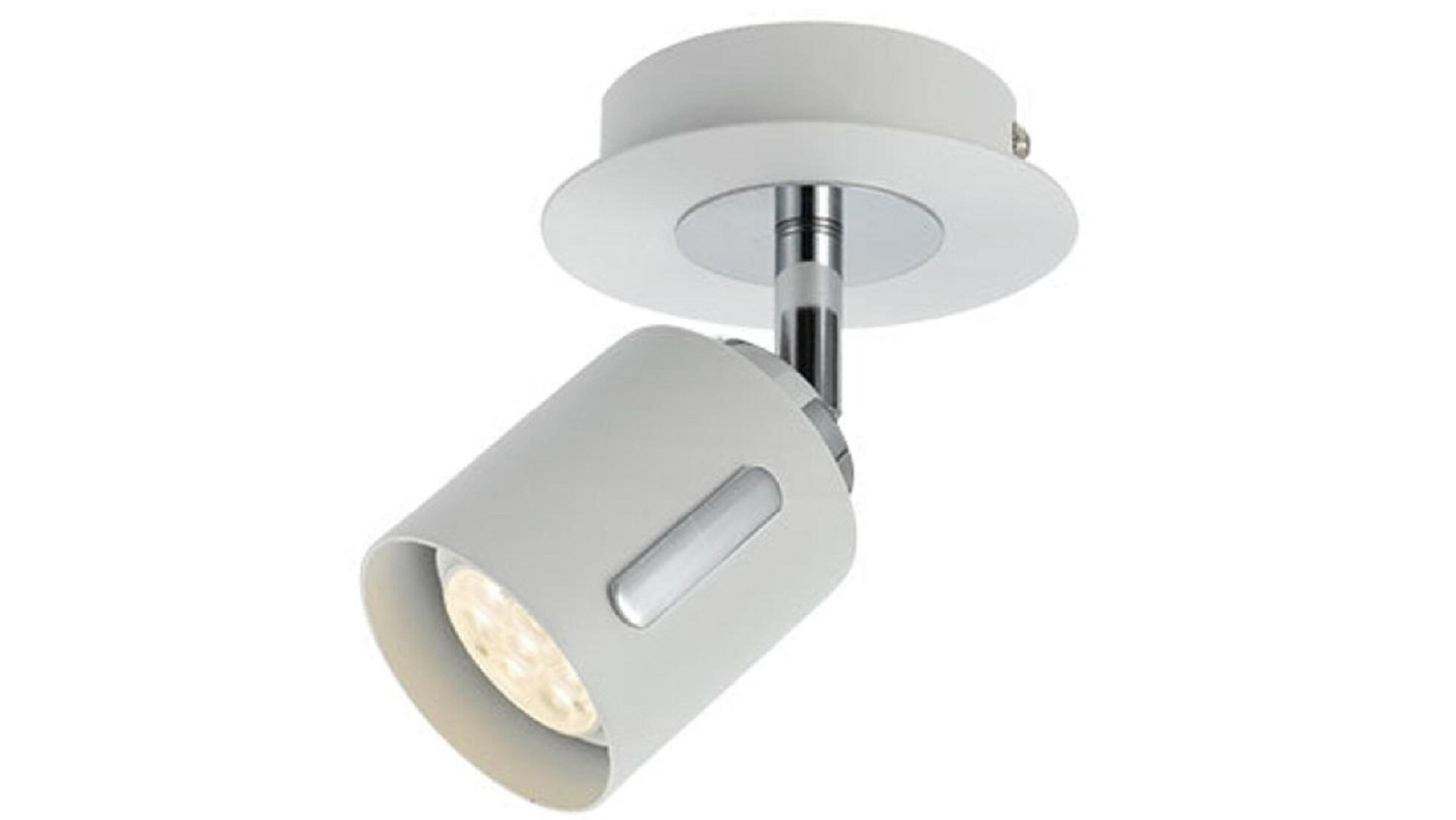 Pretty & Practical	Salzburg White LED Spotlight with Chrome Finish and Warm Light for Interiors