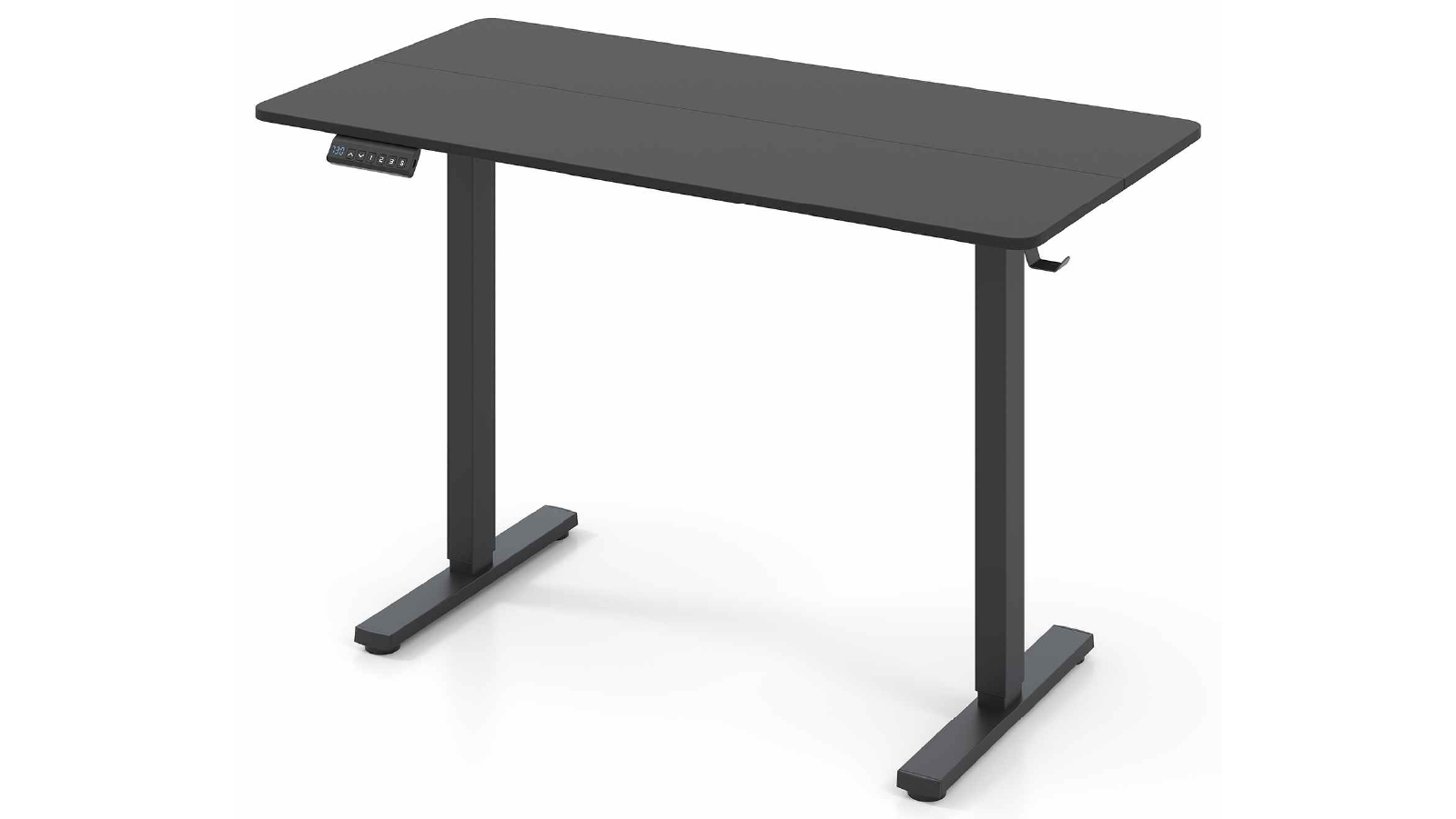 Costway Adjustable Sit Electric Standing Desk with Control Panel 