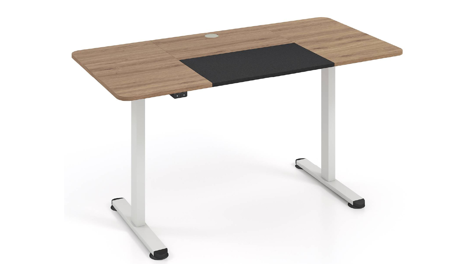 Costway Adjustable Height Electric Standing Desk - White