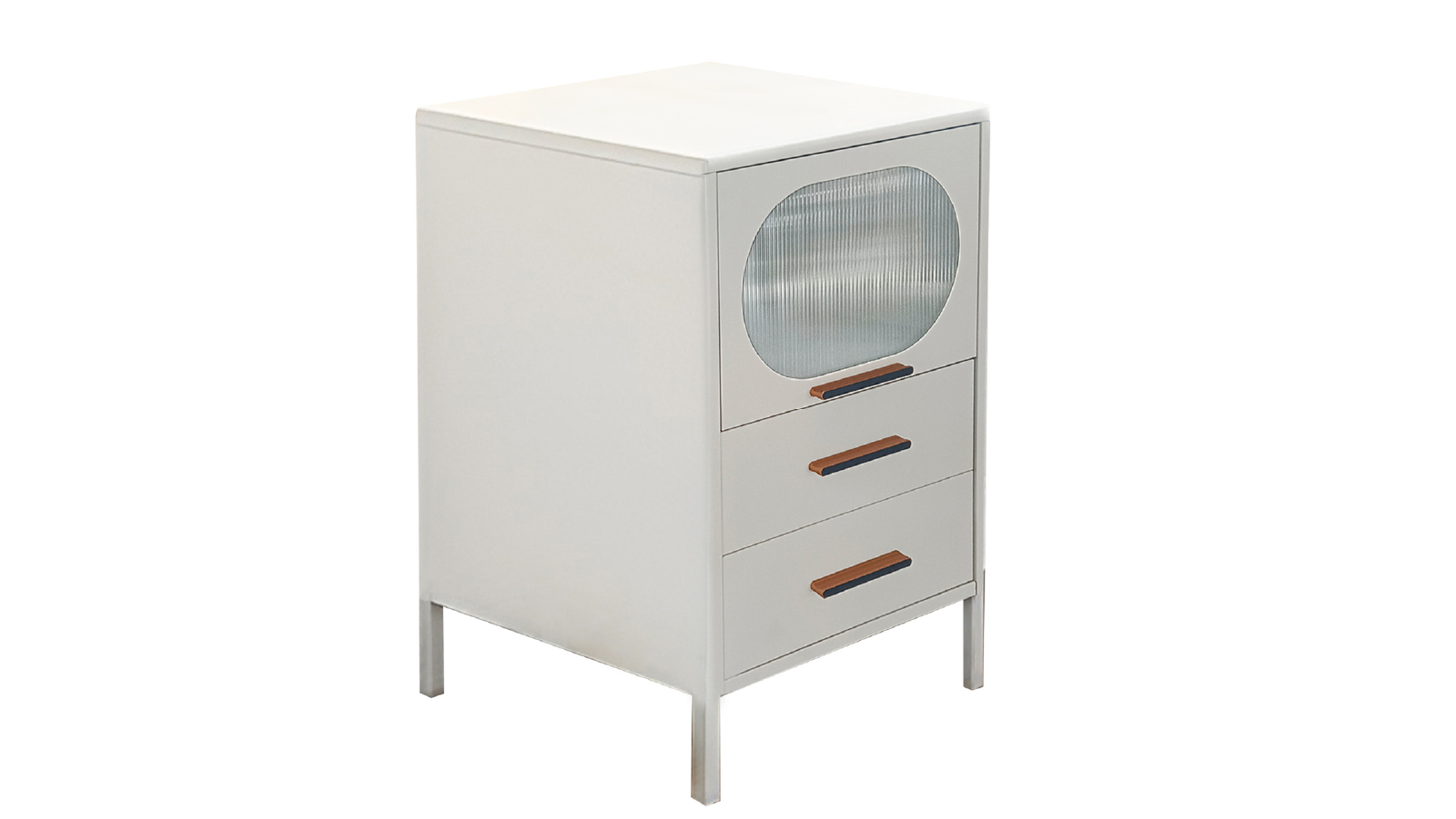 Lauft Steel Cabinet  Drawers Side Table 