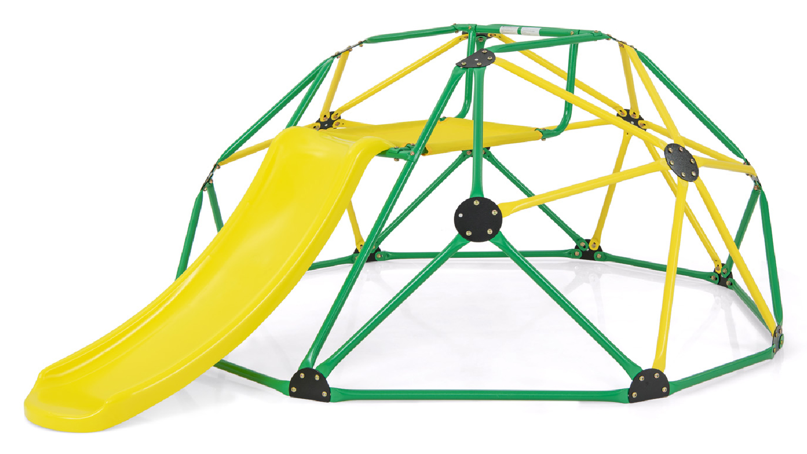 Costway Activity Center Metal Geometric Dome Climbing  Playset - Green