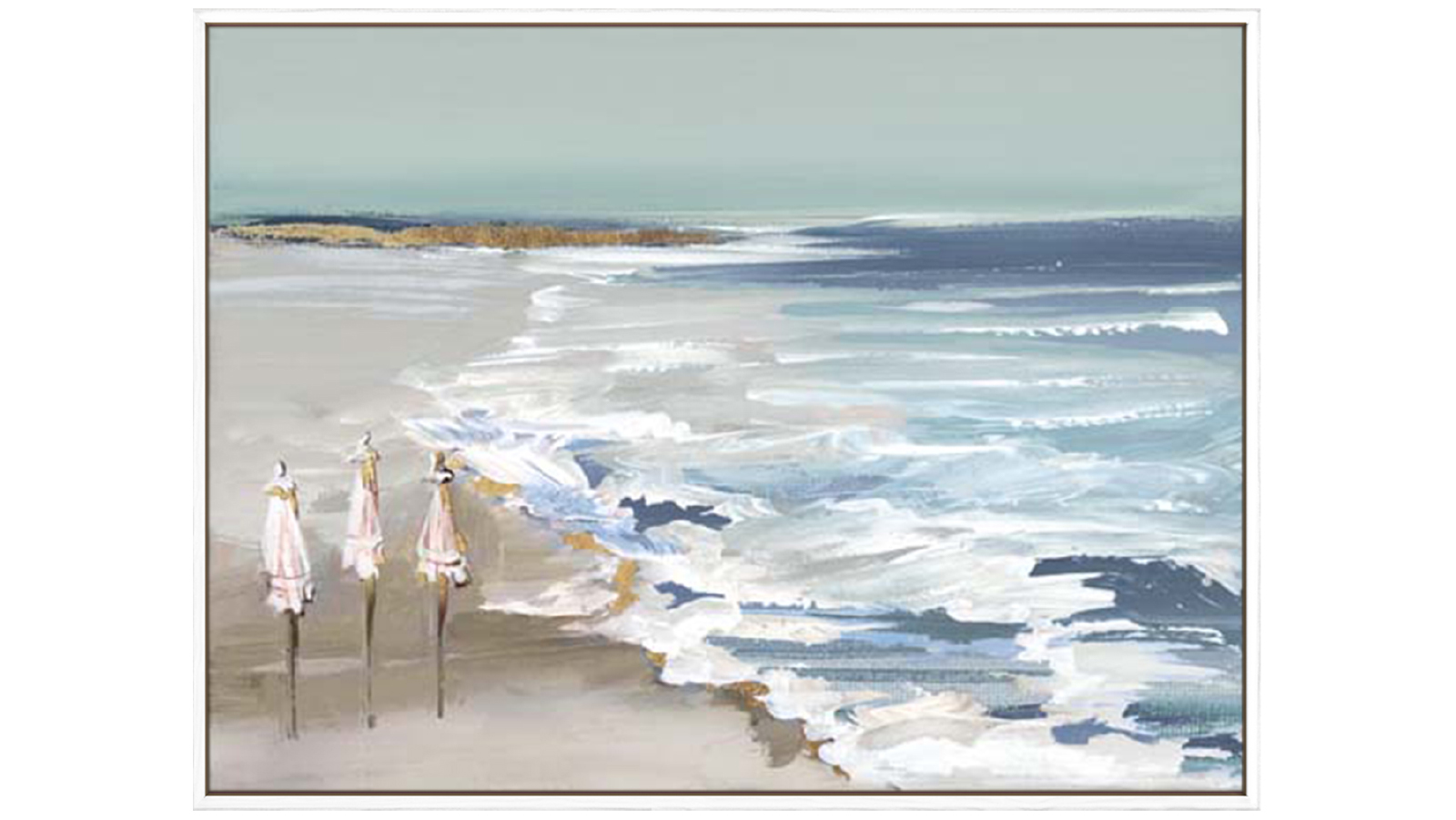 La Grolla Summer Vacation II Gallery White Frame Wall Art
