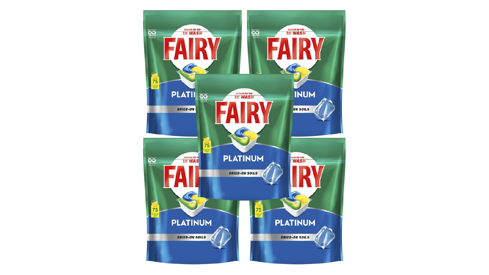 Fairy Platinum x 375 Lemon Dishwasher Tablets