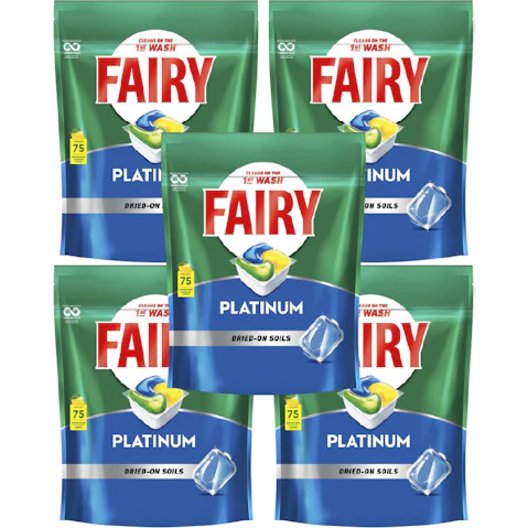 Fairy Platinum x 375 Lemon Dishwasher Tablets