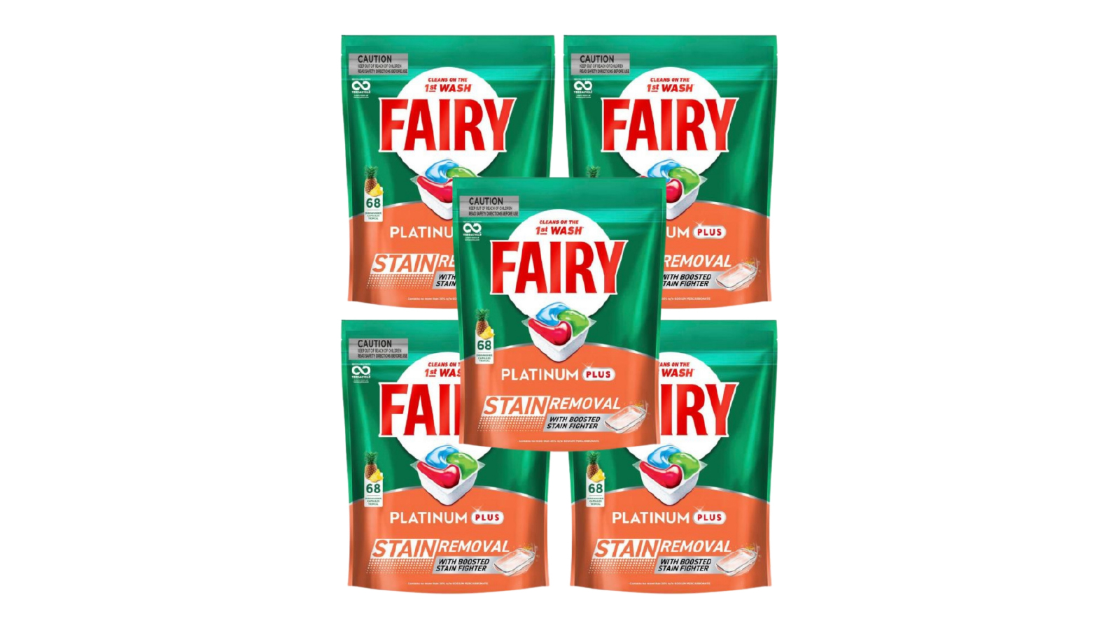 Fairy Platinum Plus x 340 Tropical Dishwasher Tablets